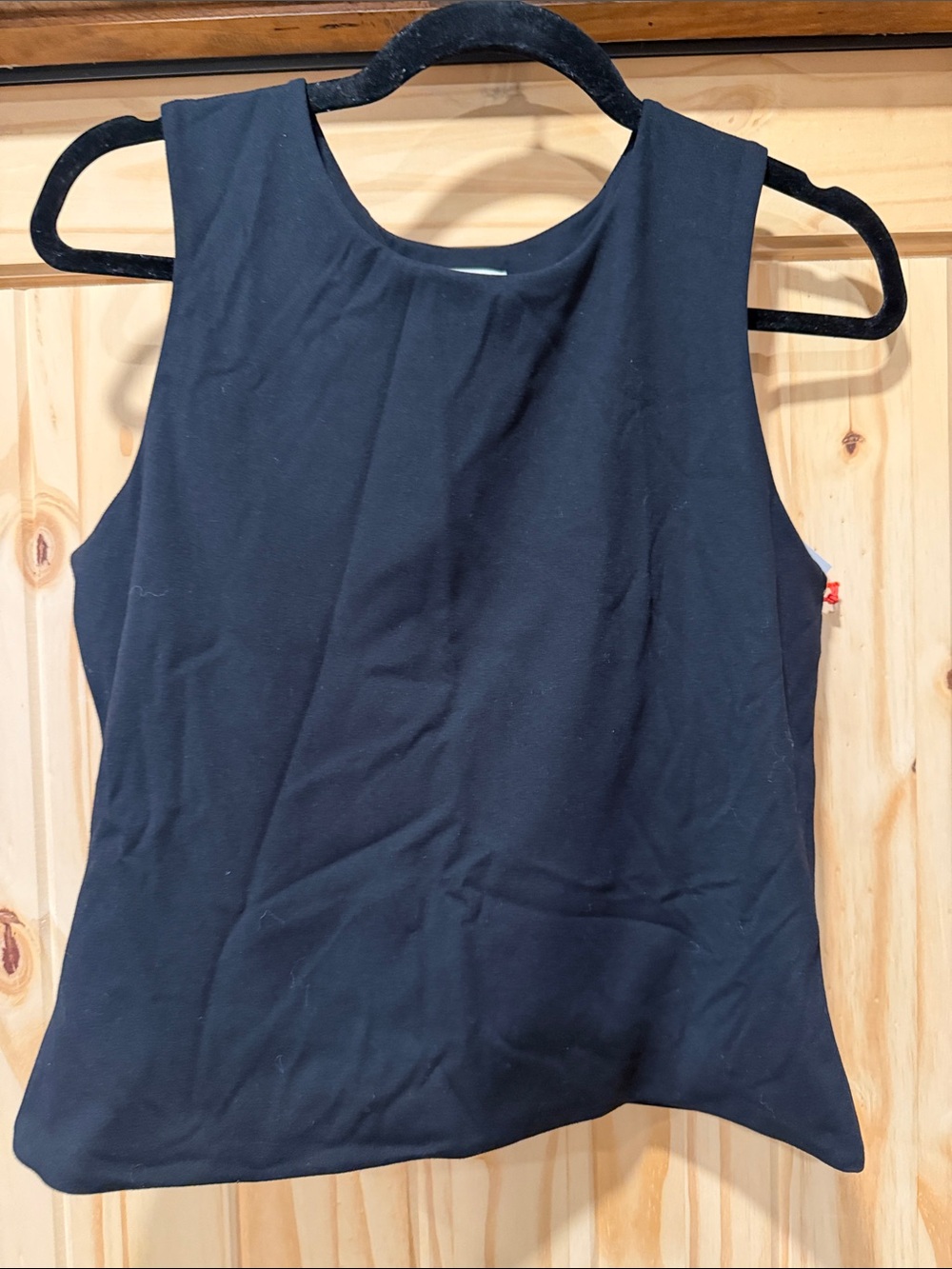 Classic Black Sleeveless Women's Top